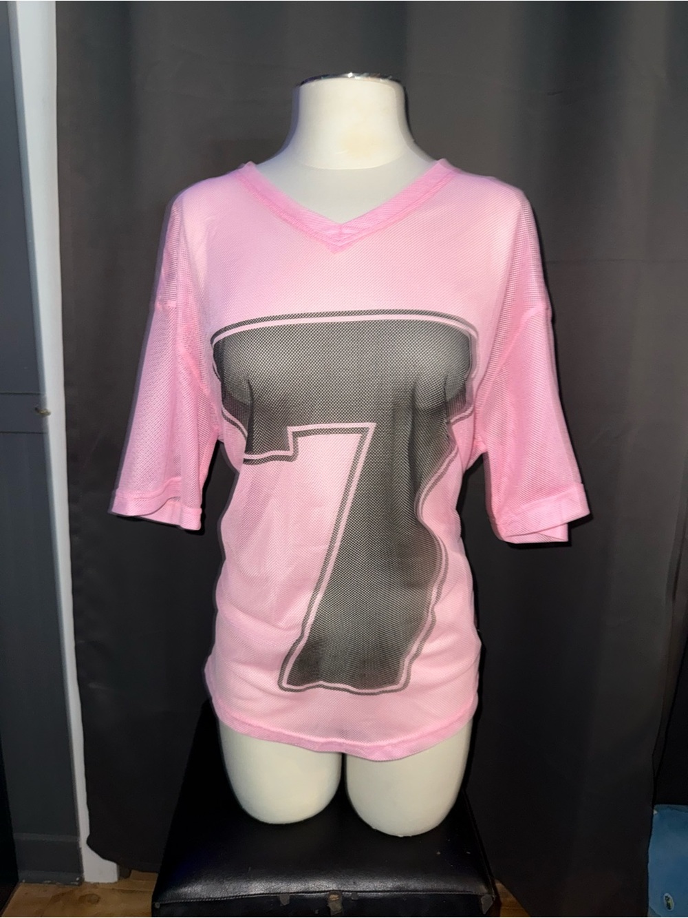 New Y2k pink mesh Jersey